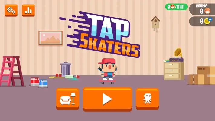 Tap Skaters - Carrera Downhill de skateboard android App screenshot 3